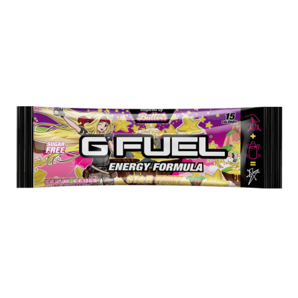Star Fruit GFUEL Energy by Butters - One Serving Sample Packets