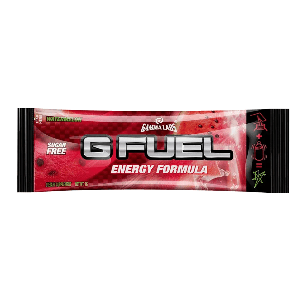 Watermelon Gamma Labs GFUEL Energy Drink Formula For Focus and Endurance 