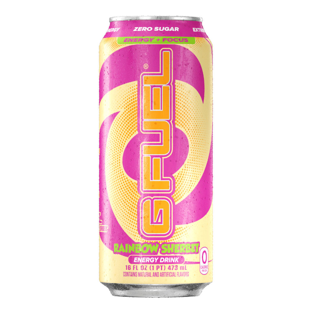 Rainbow Sherbet Energy Drink - 473ml Can - Protein Package 