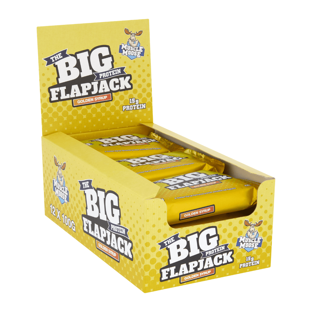 Muscle Moose Big Protein Flapjack Box (12 Flapjacks), Protein Flapjacks, Muscle Moose, Protein Package Protein Package Pick and Mix Protein UK