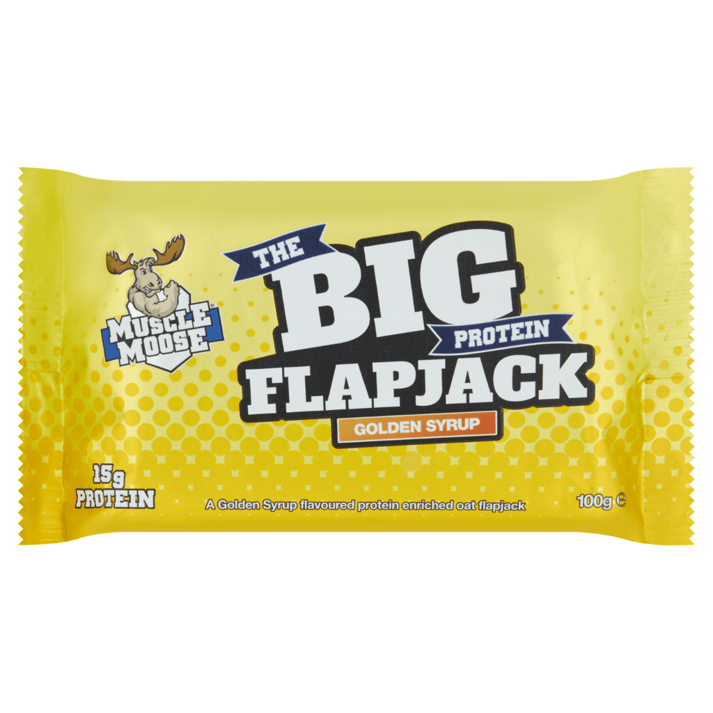 Muscle Moose Big Protein Flapjack Golden Syrup, Protein Flapjacks, Muscle Moose, Protein Package Protein Package Pick and Mix Protein UK