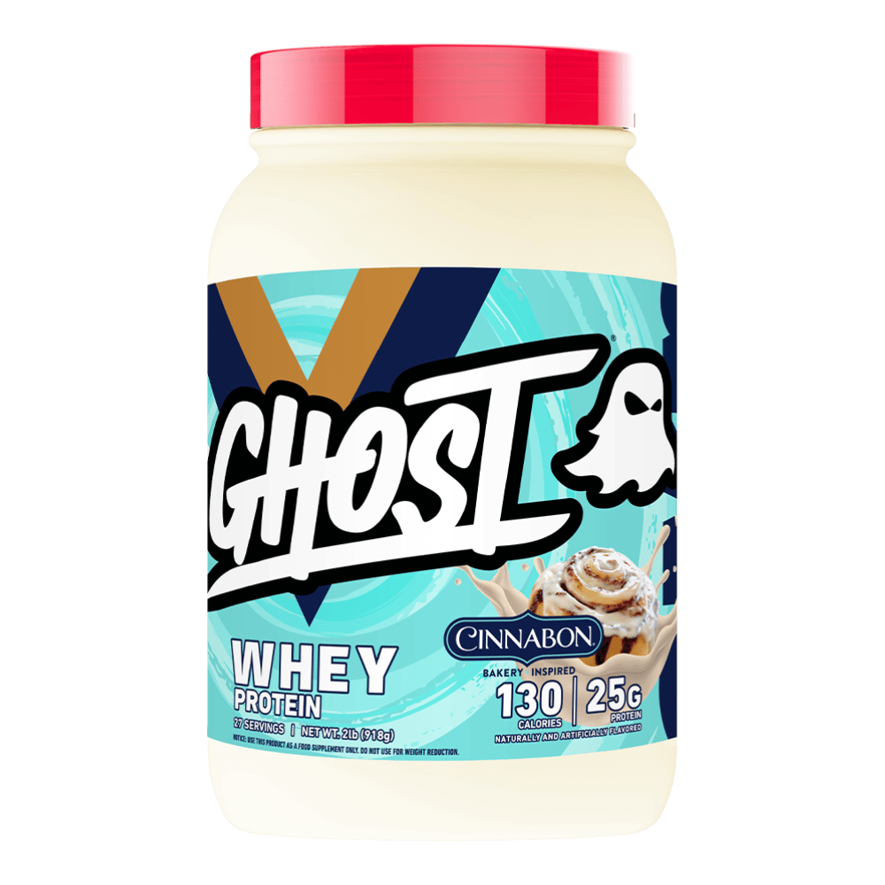 Ghost Cinnabon Whey Protein Powder UK - 27 Servings (918g) - Protein Package