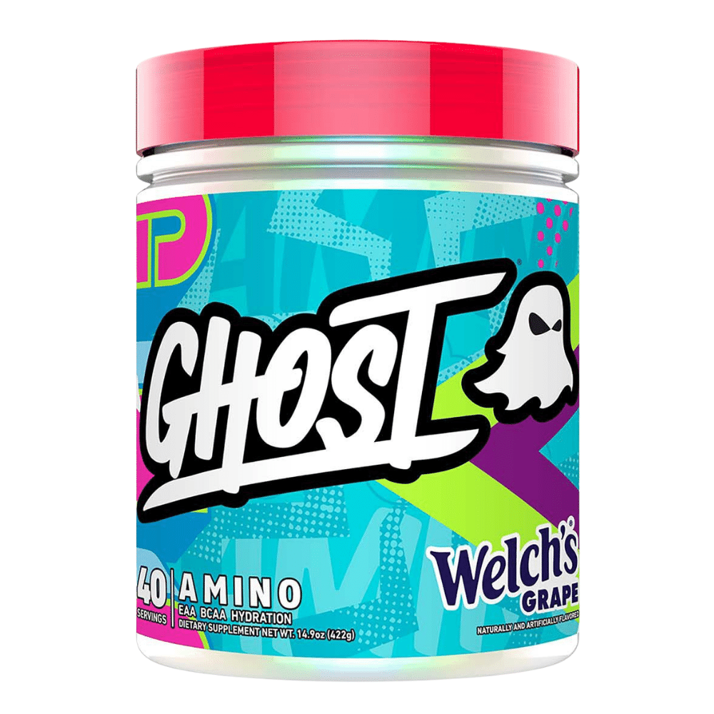 Ghost Amino x Welch's Grape Flavour - EAA, BCAA and Hydration Supplement - Protein Package