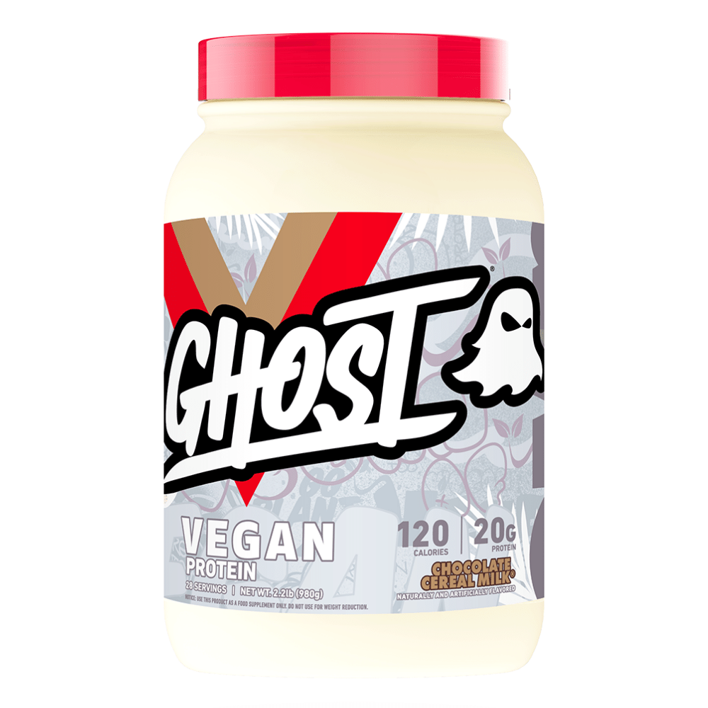 Chocolate Cereal Milk Flavoured Ghost Supplements Vegan Protein - 980g Tubs UK