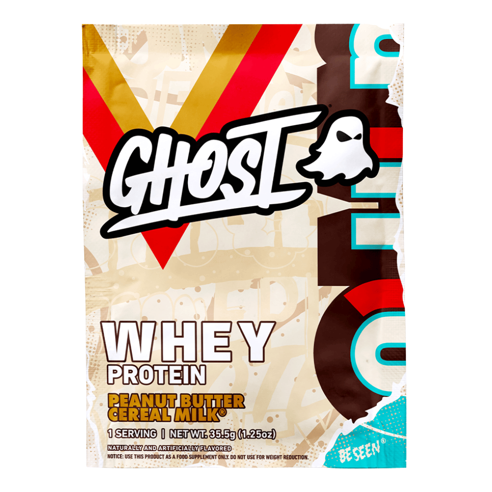 Peanut Butter Cereal Milk Ghost Whey Protein Powder Sachet - Single Serve Packet