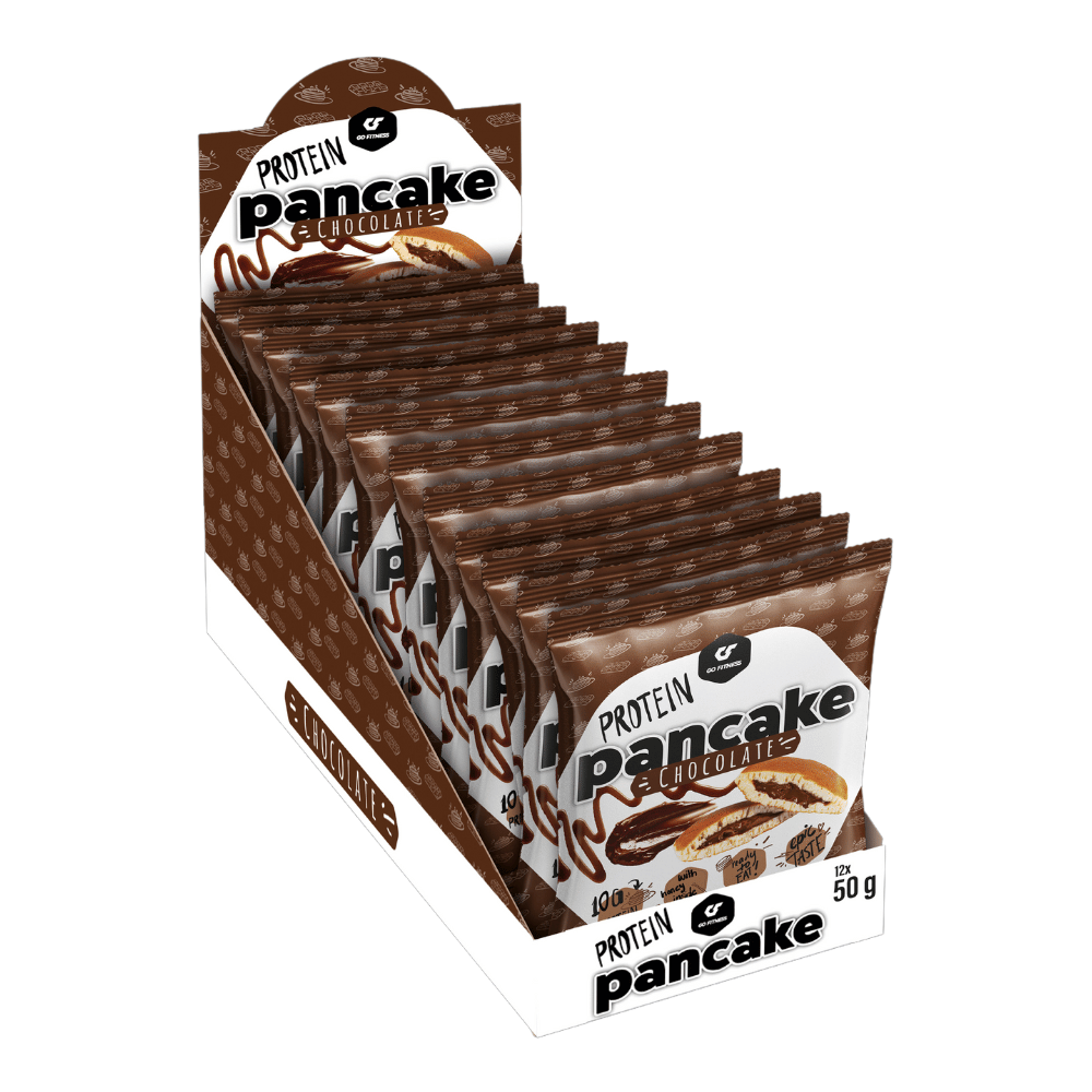 Chocolate GoFitness Protein Pancakes - 12 Box Pack (12x50g) UK