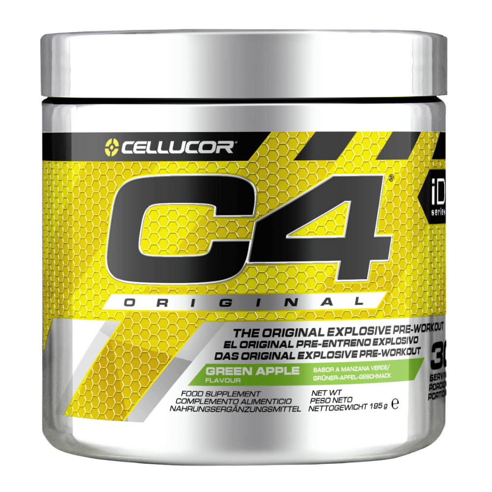 Cellucor Original Green Apple C4 195g Pre-Workout Supplements - Protein Package