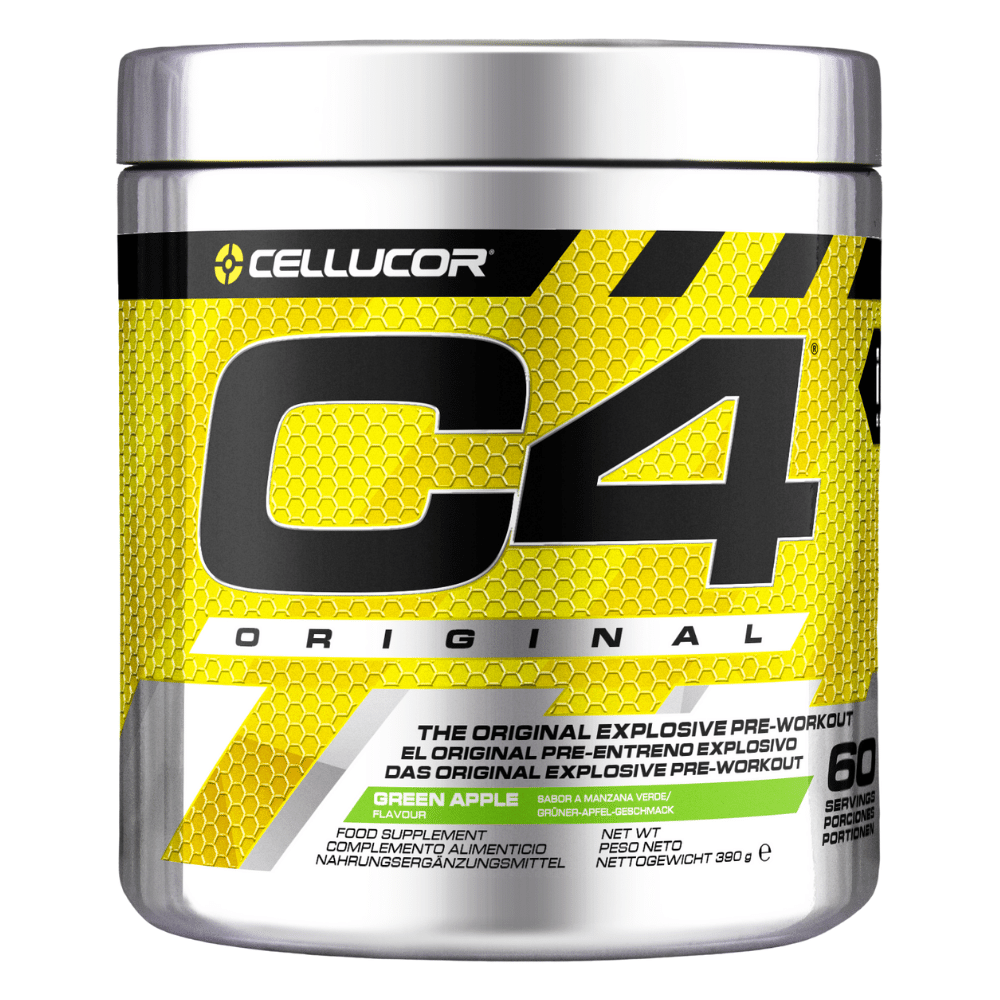 Green Apple - C4 Pre Workouts - 60 Servings (390-Grams) - Protein Package UK