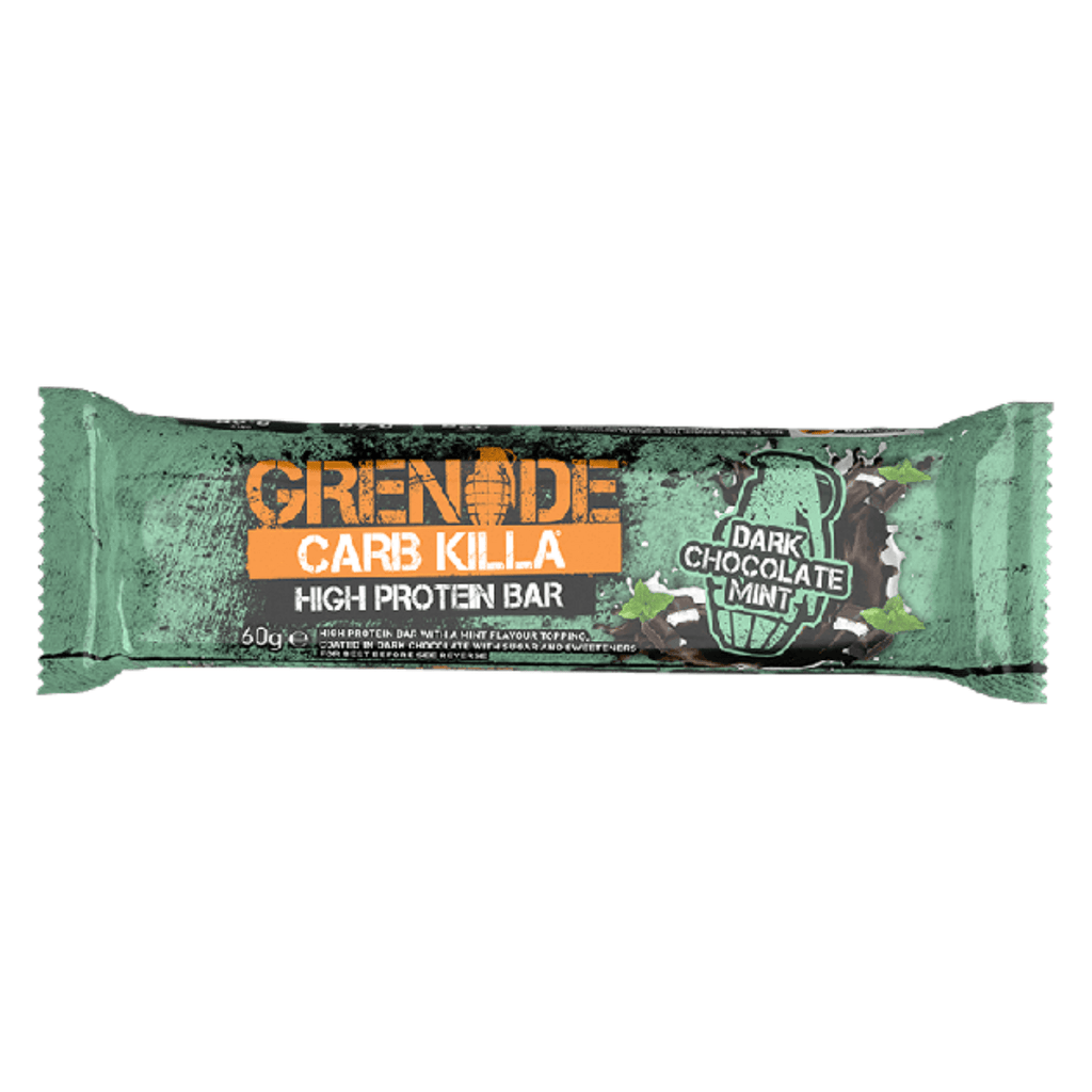 Grenade Carb Killa's High Protein Bar Dark Chocolate Mint - Protein Package - Old Branding
