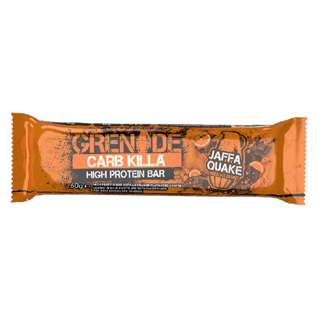 Chocolate Orange Grenade Carb Killa Protein Bar Jaffa Quake 60g - Protein Package - Old Packaging