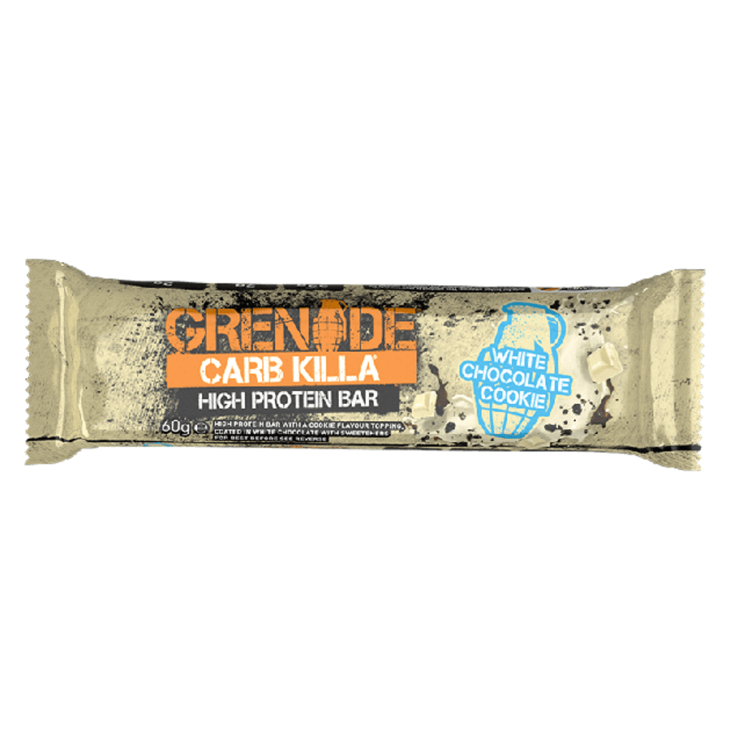 Grenade Carb Killa Protein Bar White Chocolate Cookie - Protein Package - Old Packaging