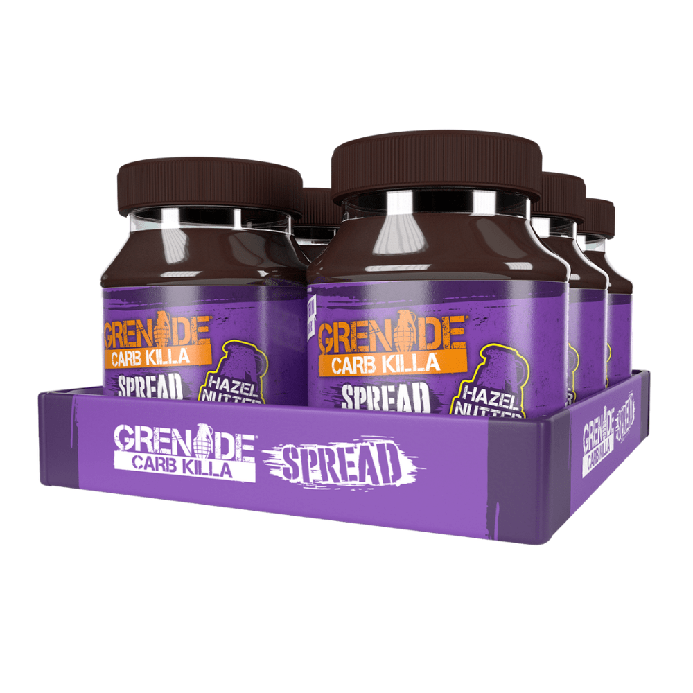 6 x 360g Grenade Carb Killa Hazelnut Protein Spreads (Hazel Nutter Flavour) - Pick & Mix Grenade Spreads 