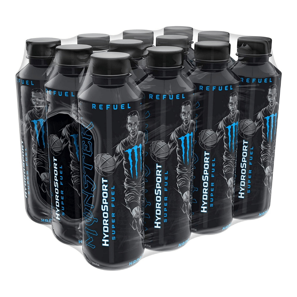 Monster Hydrosport Blue Zero Sugar Energy Drink 12x650ml - Hang Time Flavour
