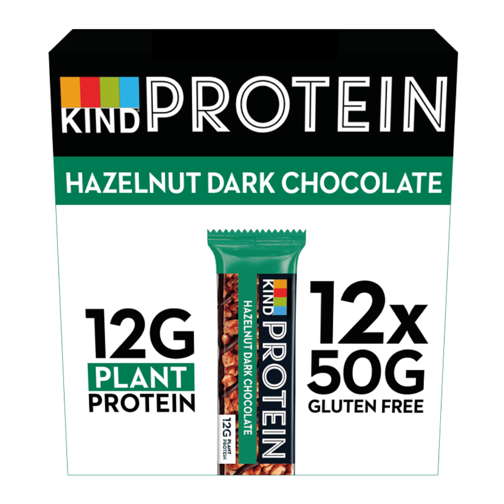 Hazelnut Chocolate KIND Snacks UK - 12 Pack of Protein Bars