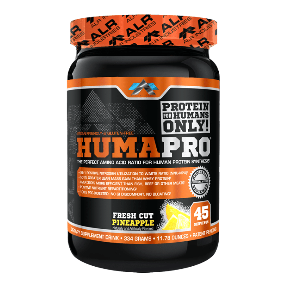 Pineapple Flavoured ALRI HumaPro Supplements UK - Protein Package - 334g Tubs