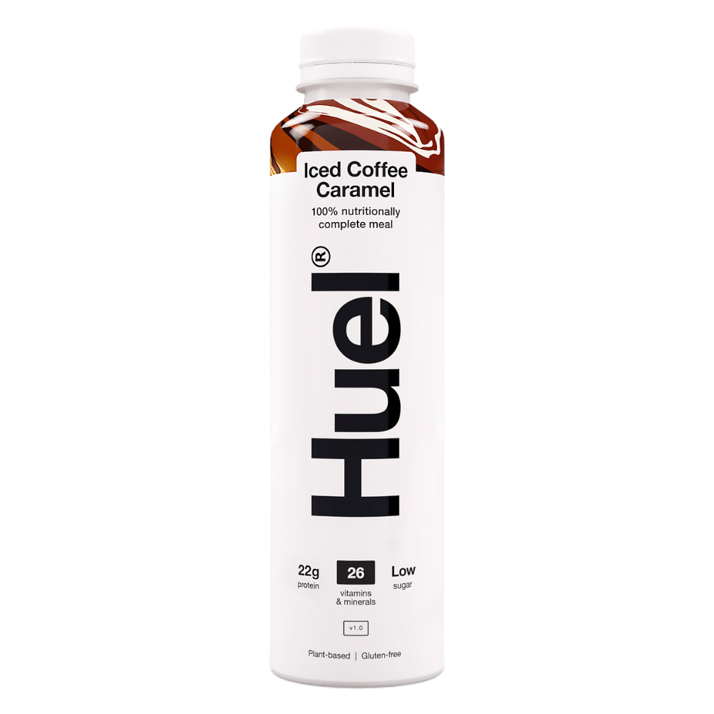  Iced Coffee Caramel - Huel UK Meal Protein Shakes - Single 500ml Bottle