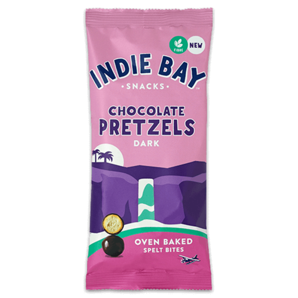 Indie Bay Snacks Protein Pretzel Bites Dark Chocolate, Protein Pretzels, Indie Bay Snacks, Protein Package Protein Package Pick and Mix Protein UK