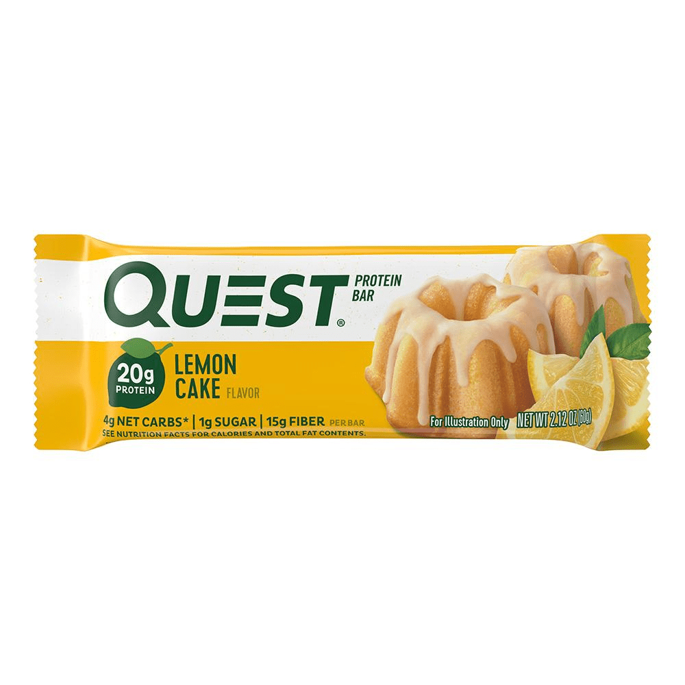 Quest Nutritions Lemon Cake Flavoured Low Sugar Protein Bar UK Pick & Mix Protein Package