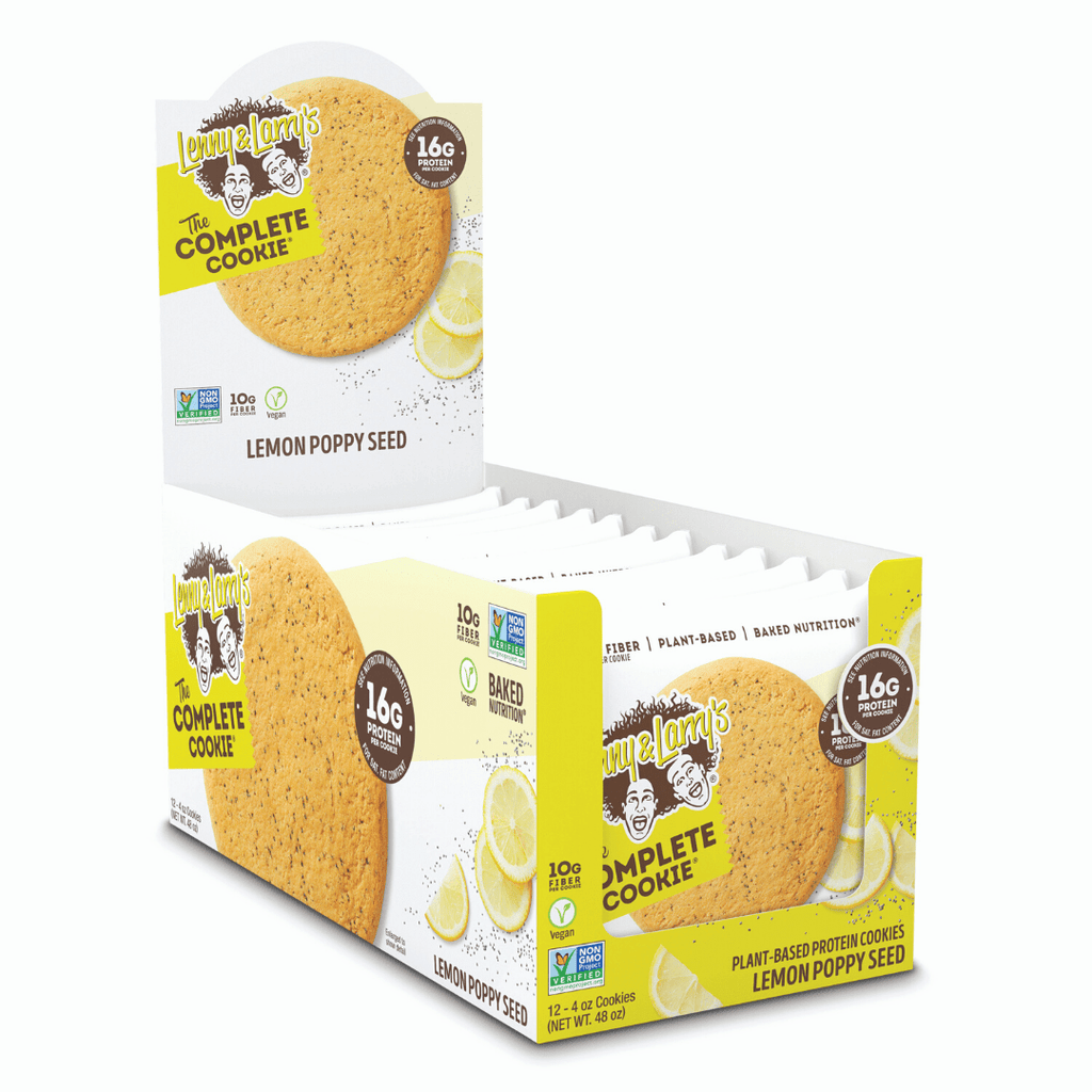 Lemon Poppy Seeds Lenny and Larry's Protein Cookies - 12 Pack
