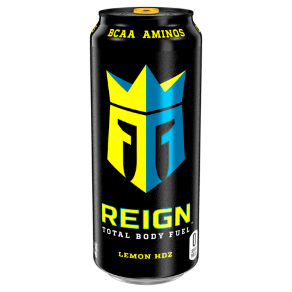 Lemon HDZ Flavoured Reign Total Body Fuel Energy Drinks - 500ml Cans - Protein Package