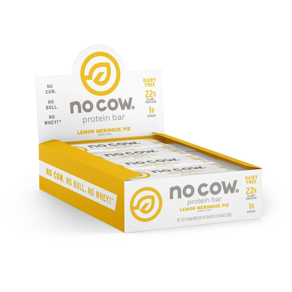 NoCow Dairy-Free Protein Bars UK - Lemon Meringue Pie Flavoured