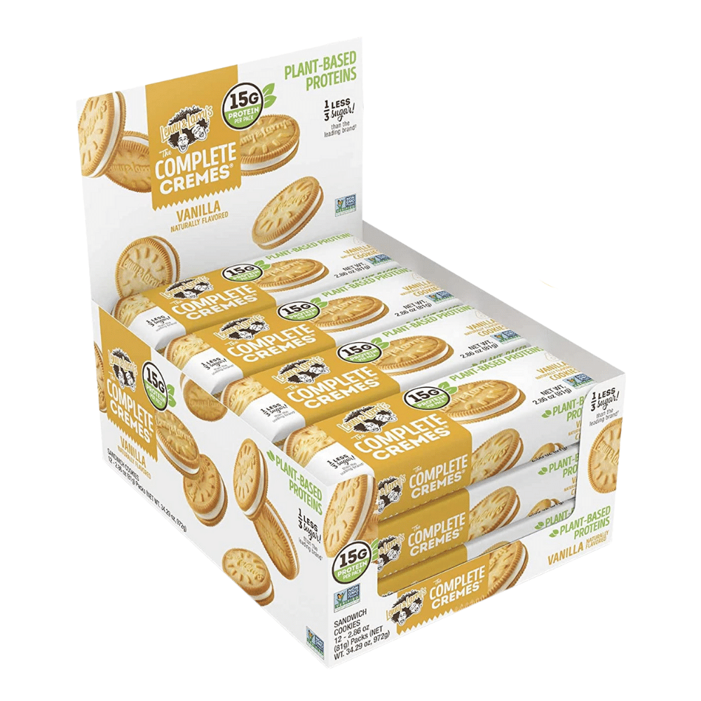 Lenny and Larry's UK Complete Protein Sandwich Cookies - 12x81g Packs (72 Cookies)