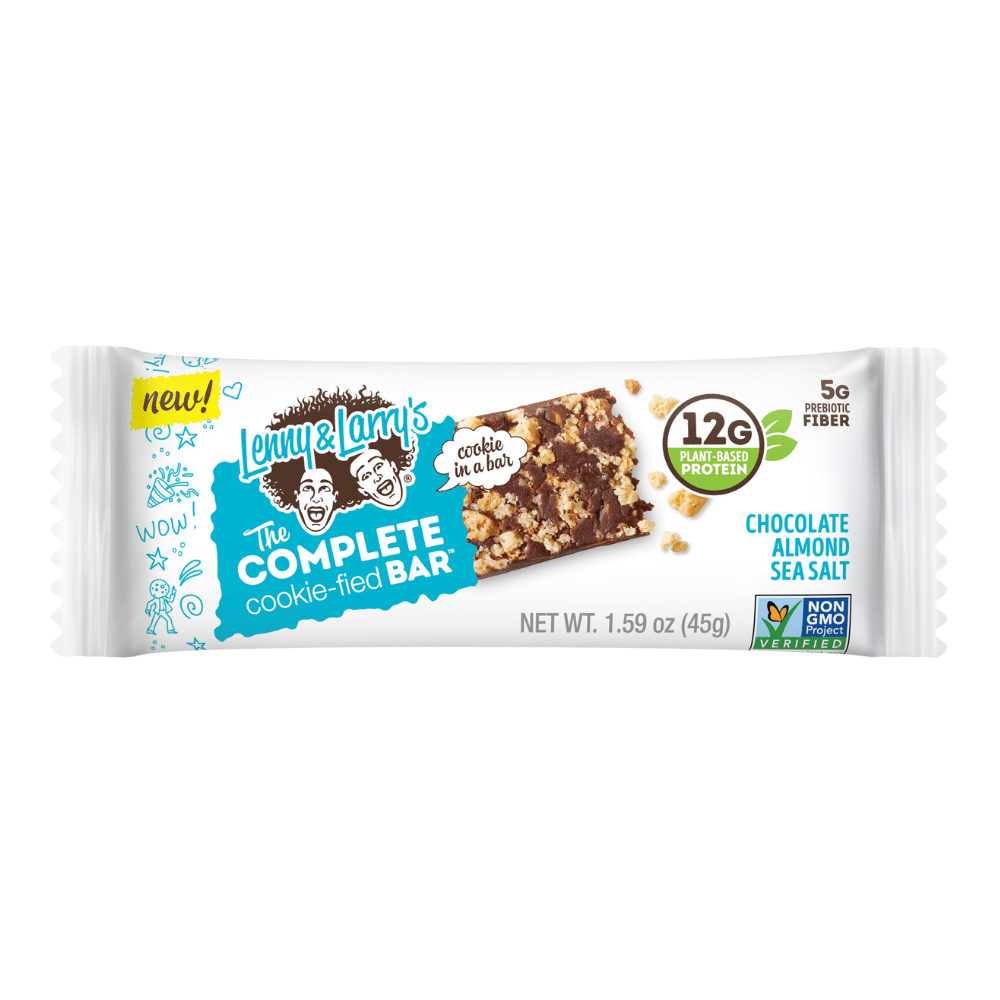 Chocolate Almond Sea Salt Cookie-Fied Vegan Protein Bars - Single 45g Serving