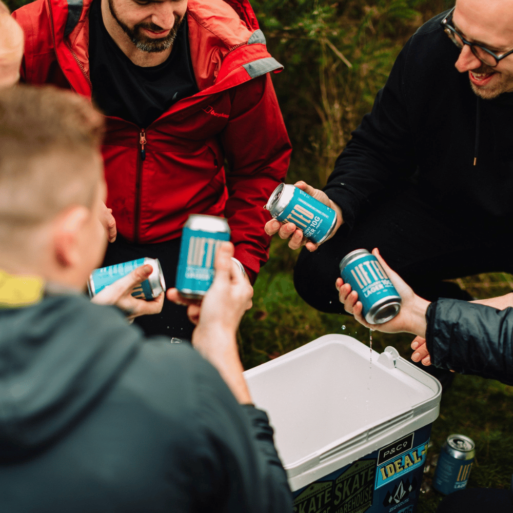 Lifted Protein Beer with friends - Countryside Hike