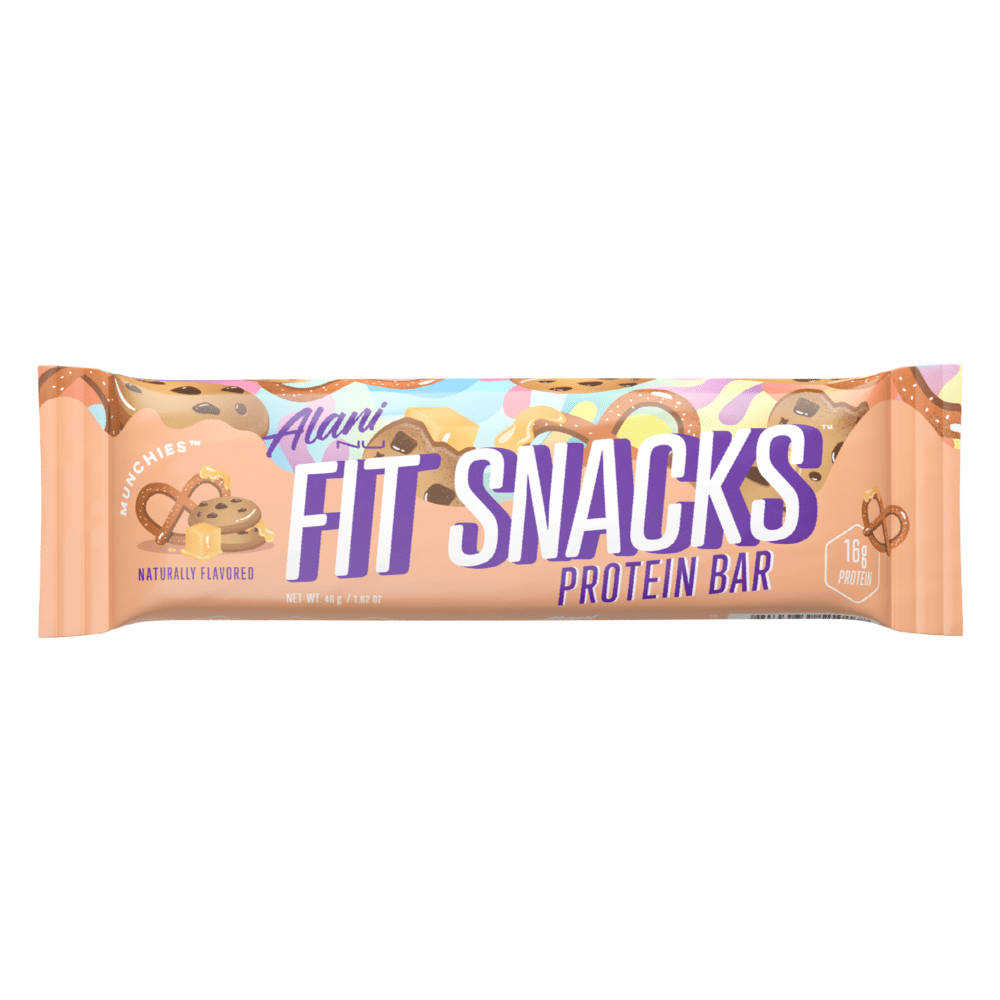 Alani Nu Munchies Flavour Fit Snacks High Protein Bars 46-Gram UK - Protein Package - Gluten-Free Protein Bar
