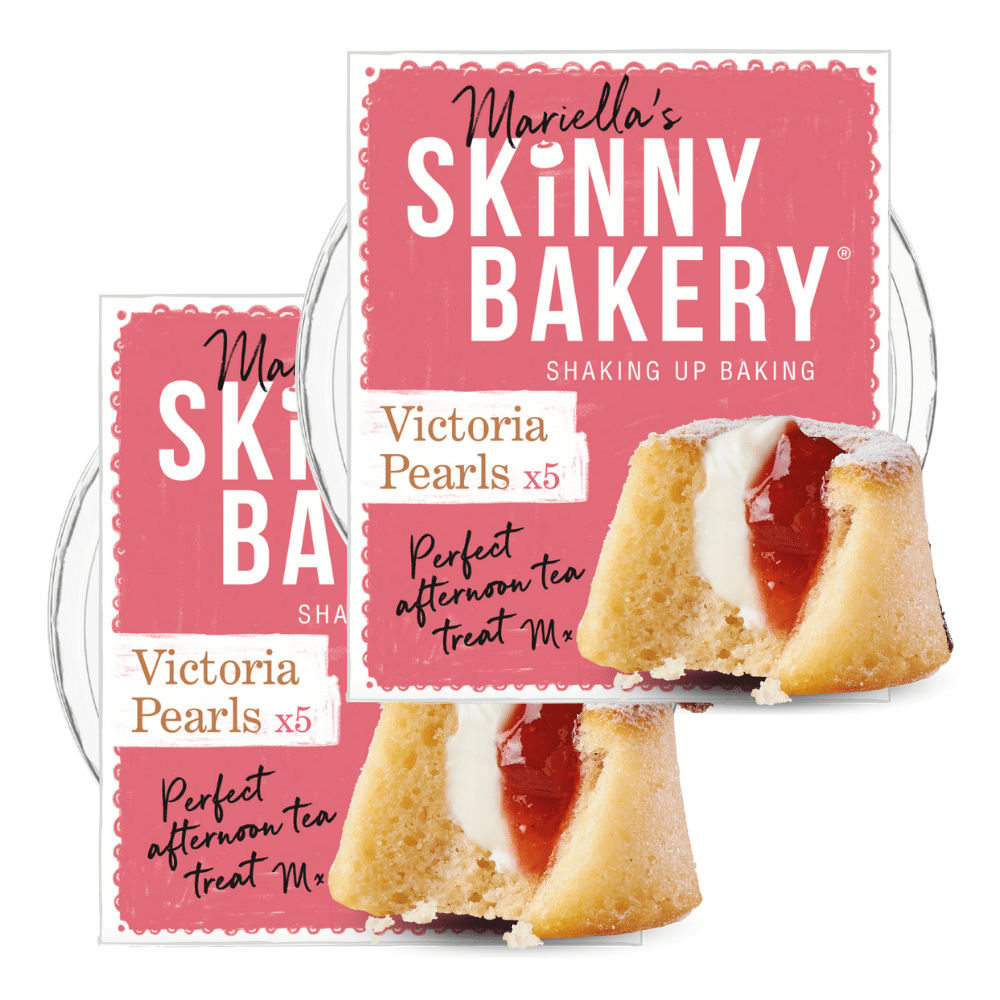 Skinny Bakery Victoria Sponge Low-Calorie Pearls - x5 Packs