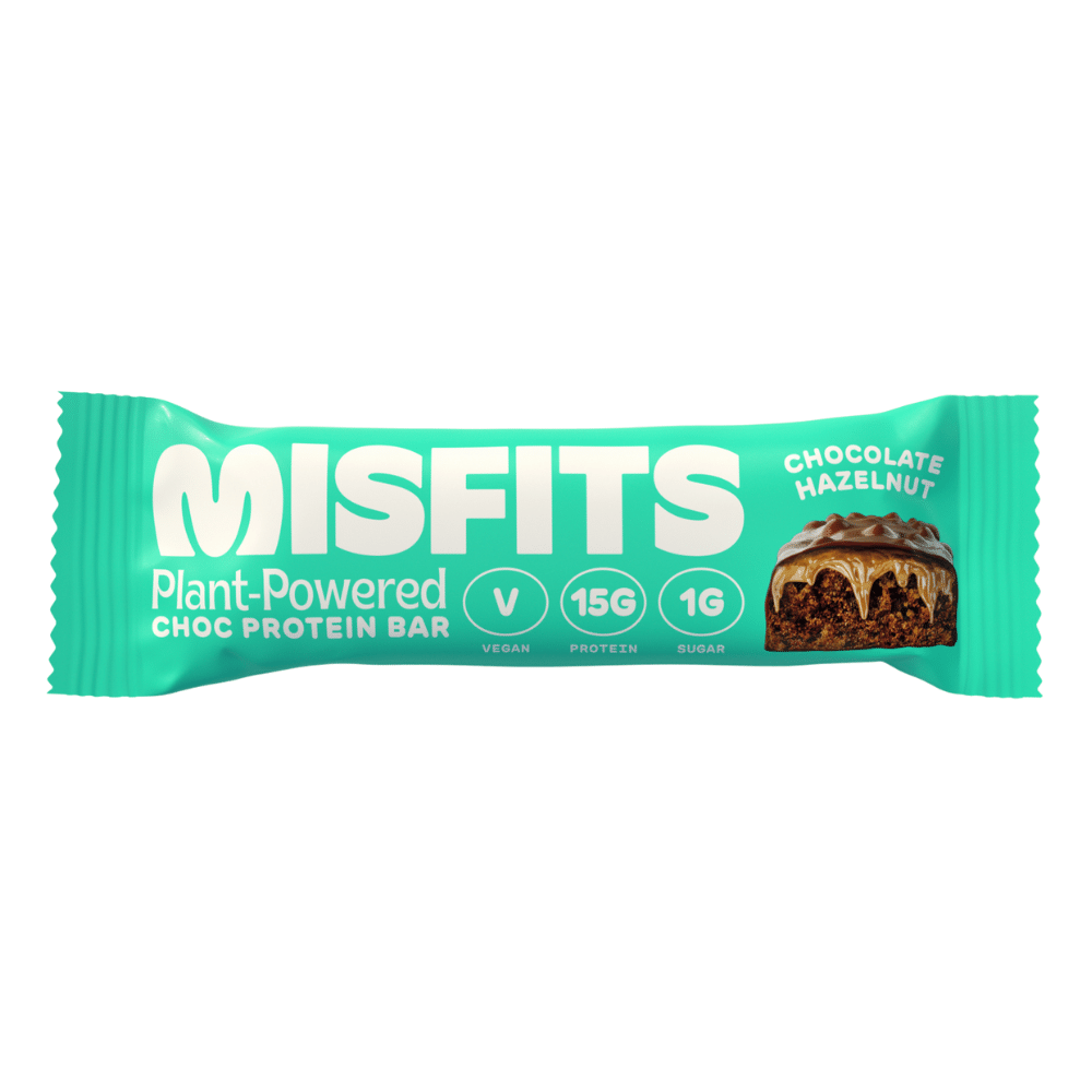 Misfits Chocolate Hazelnut Vegan Protein Bars - 1x45g Packs 