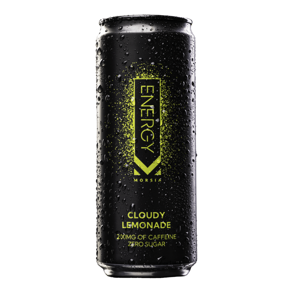 Morsia Energy by MattDoesFitness - Cloudy Lemonade Energy Drinks 330ml Cans - Protein Package