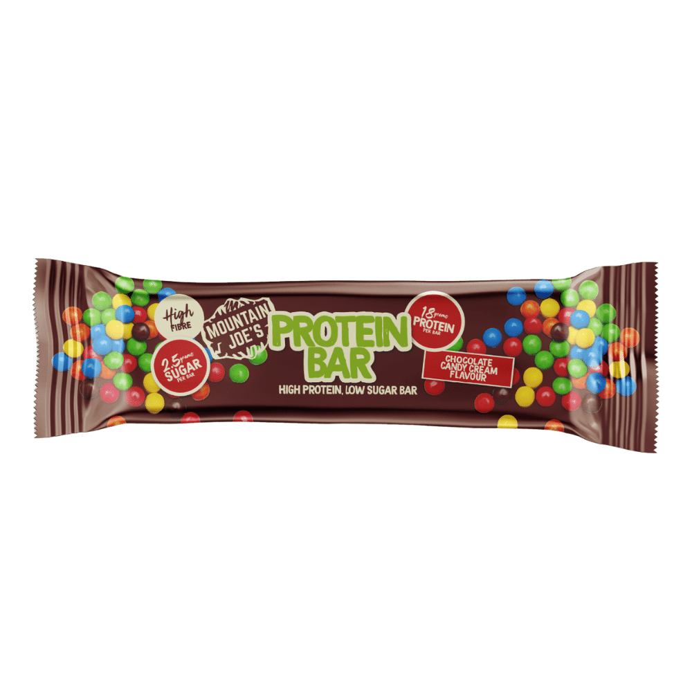 Mountain Joe's Chocolate Candy Cream Protein Bar (Single 55g Bar)