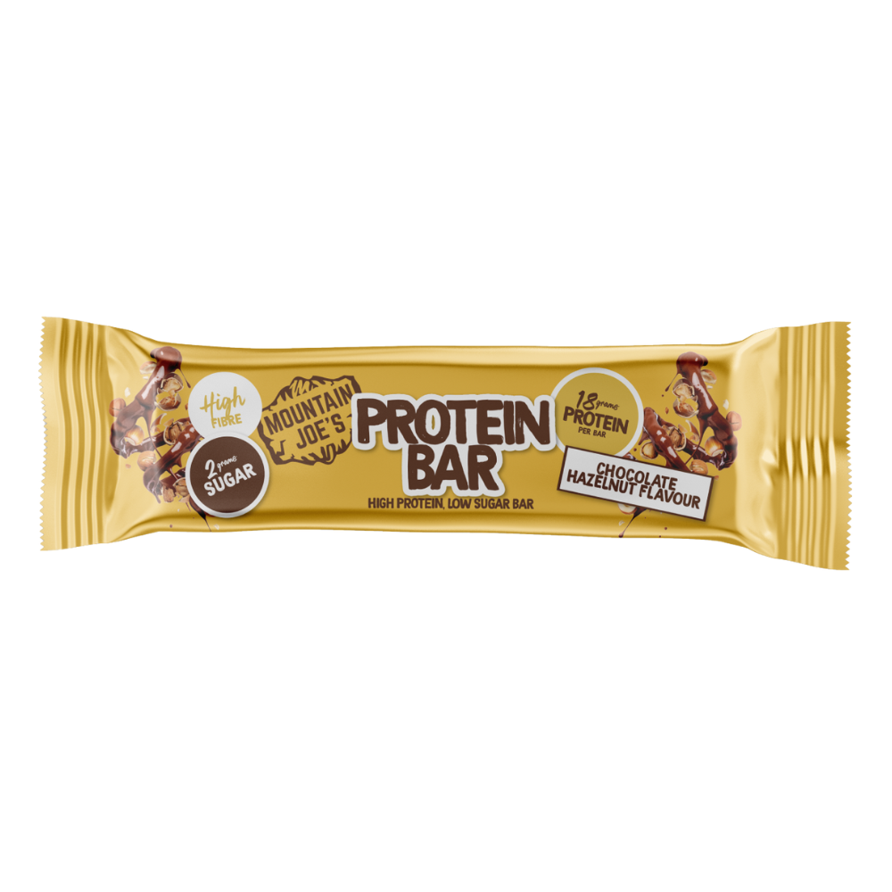 Mountain Joe's Chocolate Hazelnut Protein Bar - 55g Serving