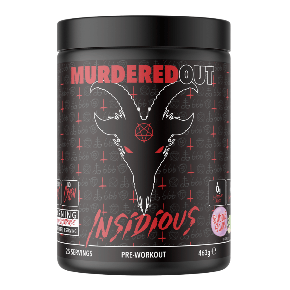Bubblescum Murdered Out Pre-Workout - 25 Servings - 463g 