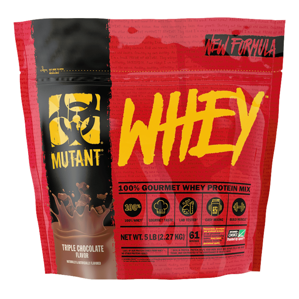 Mutant Nutrition Triple Chocolate UK - Whey Protein Powder 2.27kg Bags - Protein Package