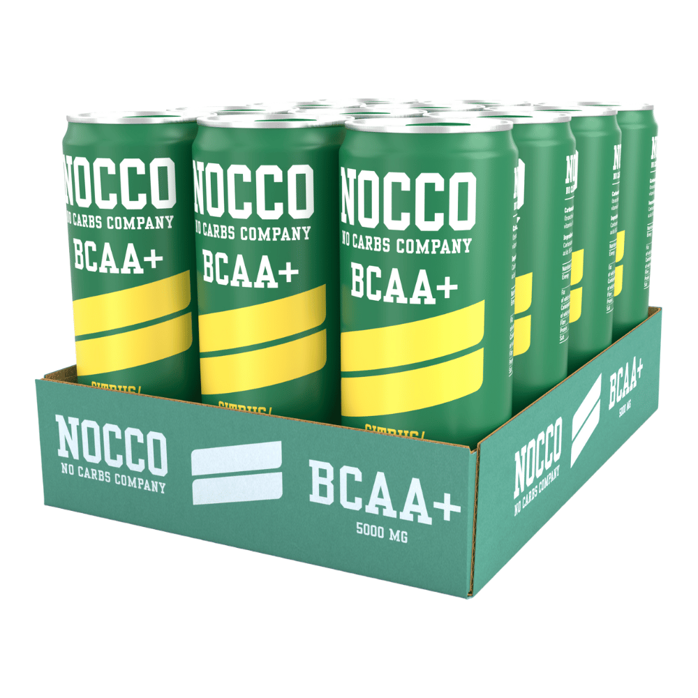 Citrus and Elderflower BCAA+ NOCCO Energy Drinks - Caffeine-Free BCAA Drinks - 12 Packs UK
