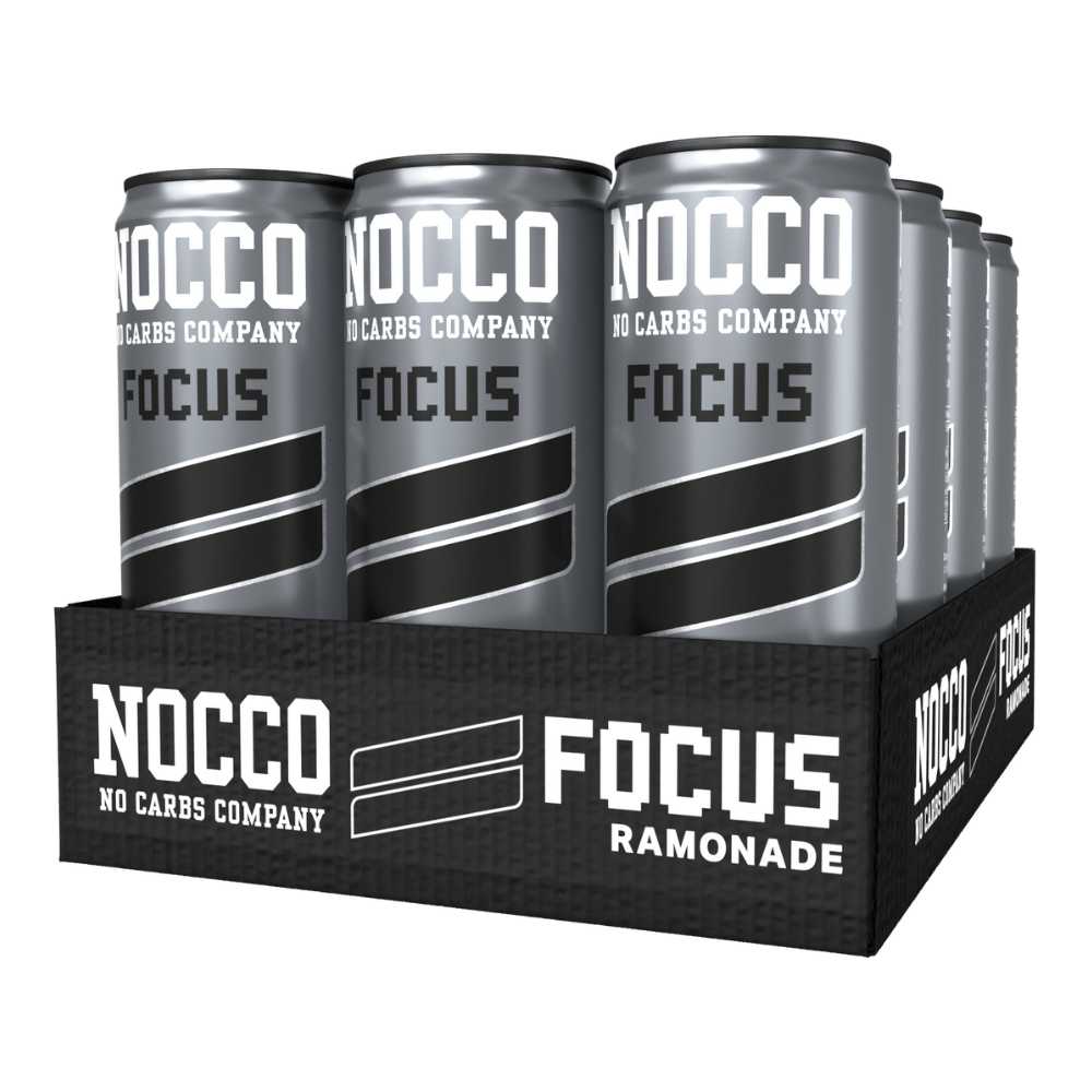 NOCCO Ramonade Focus Energy Drinks - 12 Packs - Protein Package UK (12x330ml)