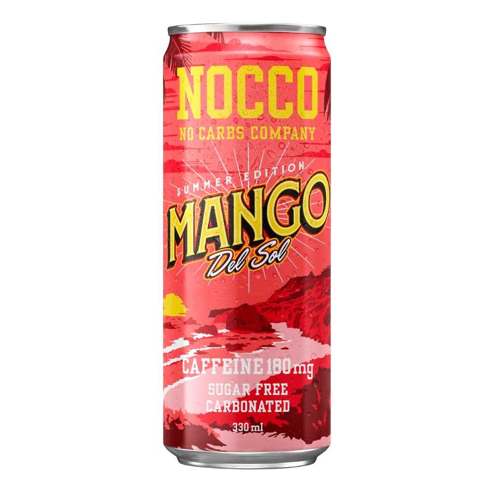 Mango Del Sol NOCCO BCAA Energy Drinks - Single 330ml Can