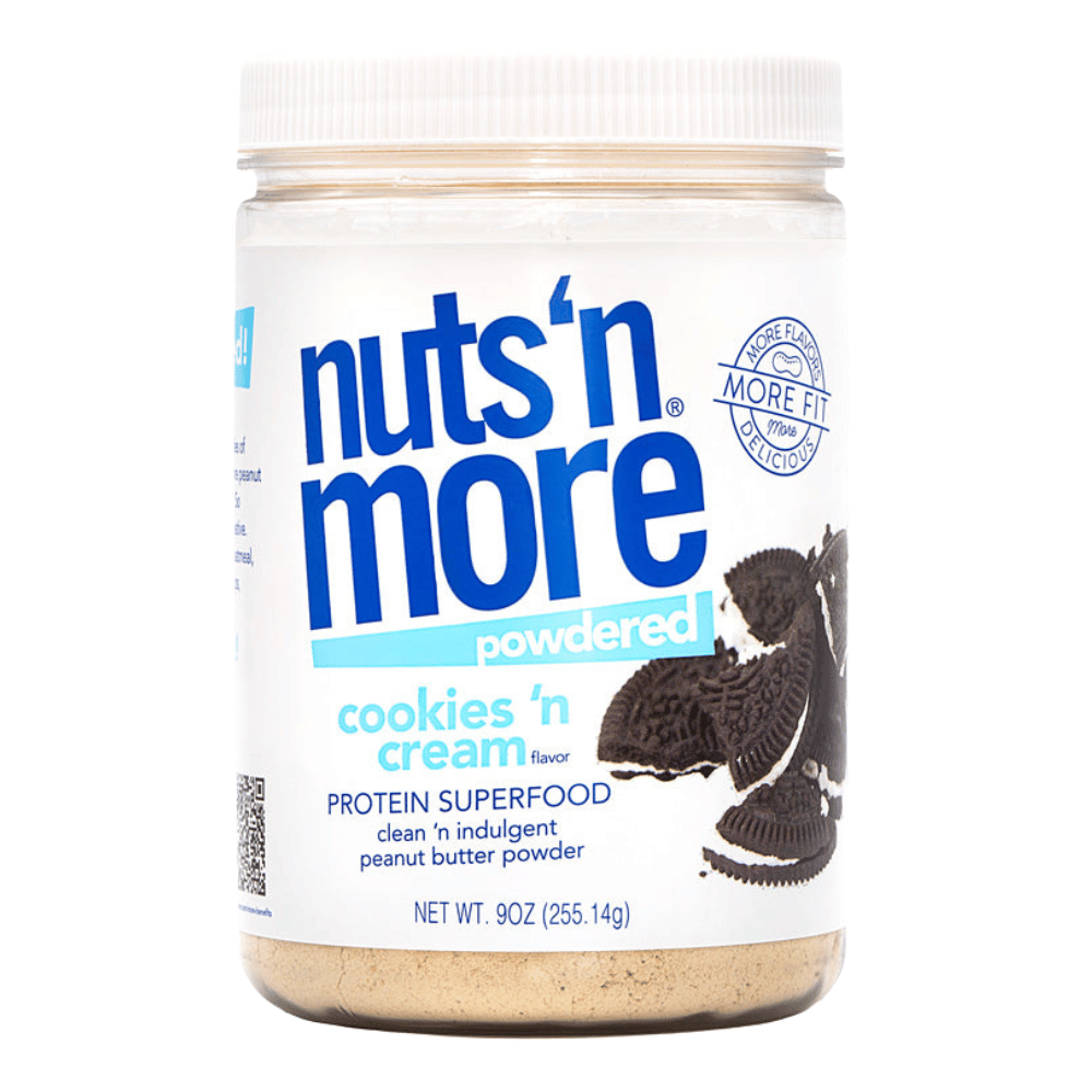 Cookies N Cream Powdered Peanut Butter - Nuts N More - 255g Tubs