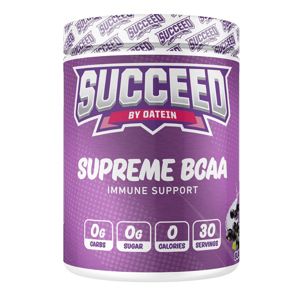 Succeed by Oatein Blackcurrant Supreme Zero Calorie BCAA Mixture Powder 1x300g
