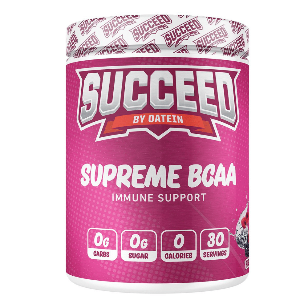 Fruit Punch Supreme BCAA Immune Support Powder 300g - Made by Oatein Succeed