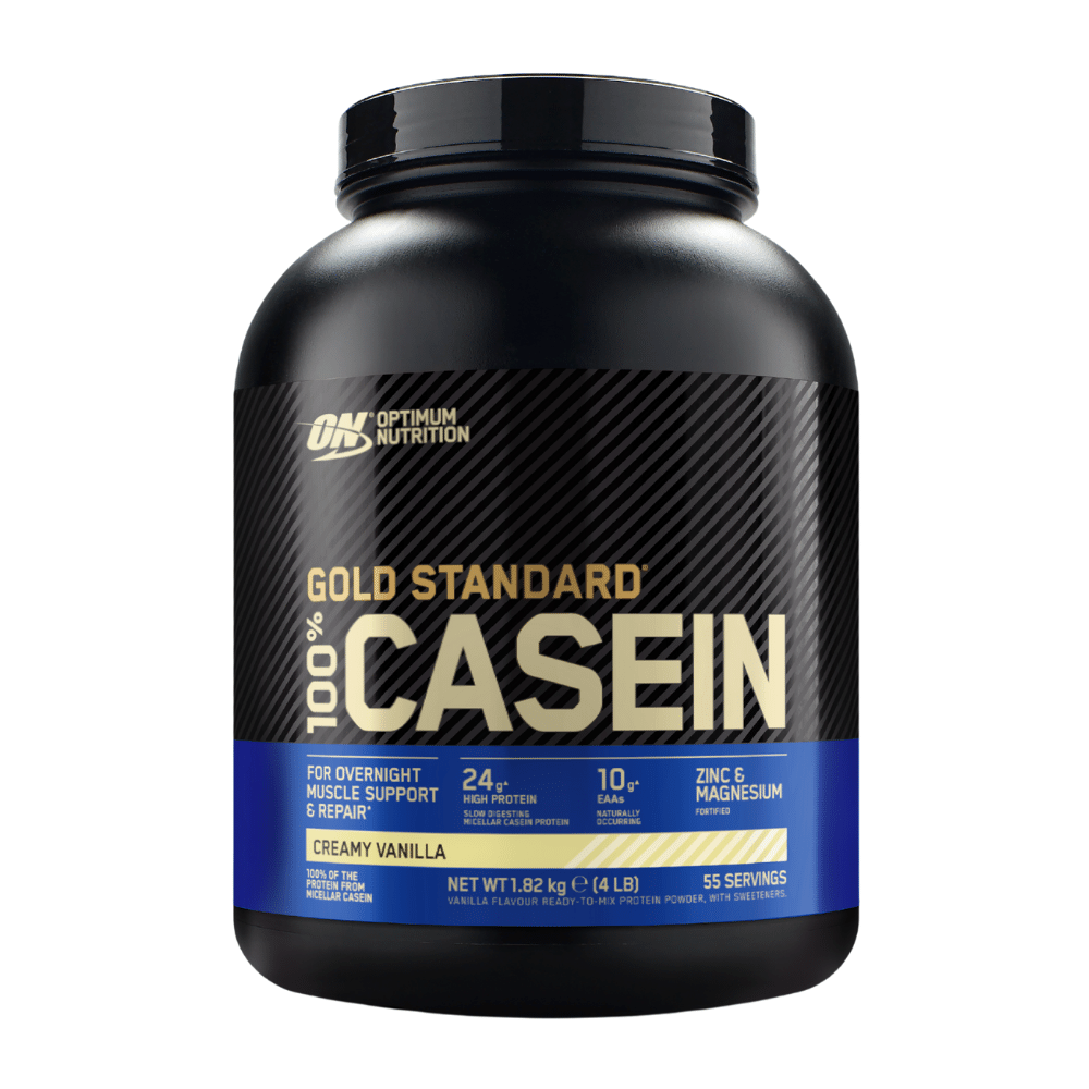 100% Casein Vanilla Gold Standard Mixture by Optimum Nutrition - 55 Serving = 1.82kg Tubs 