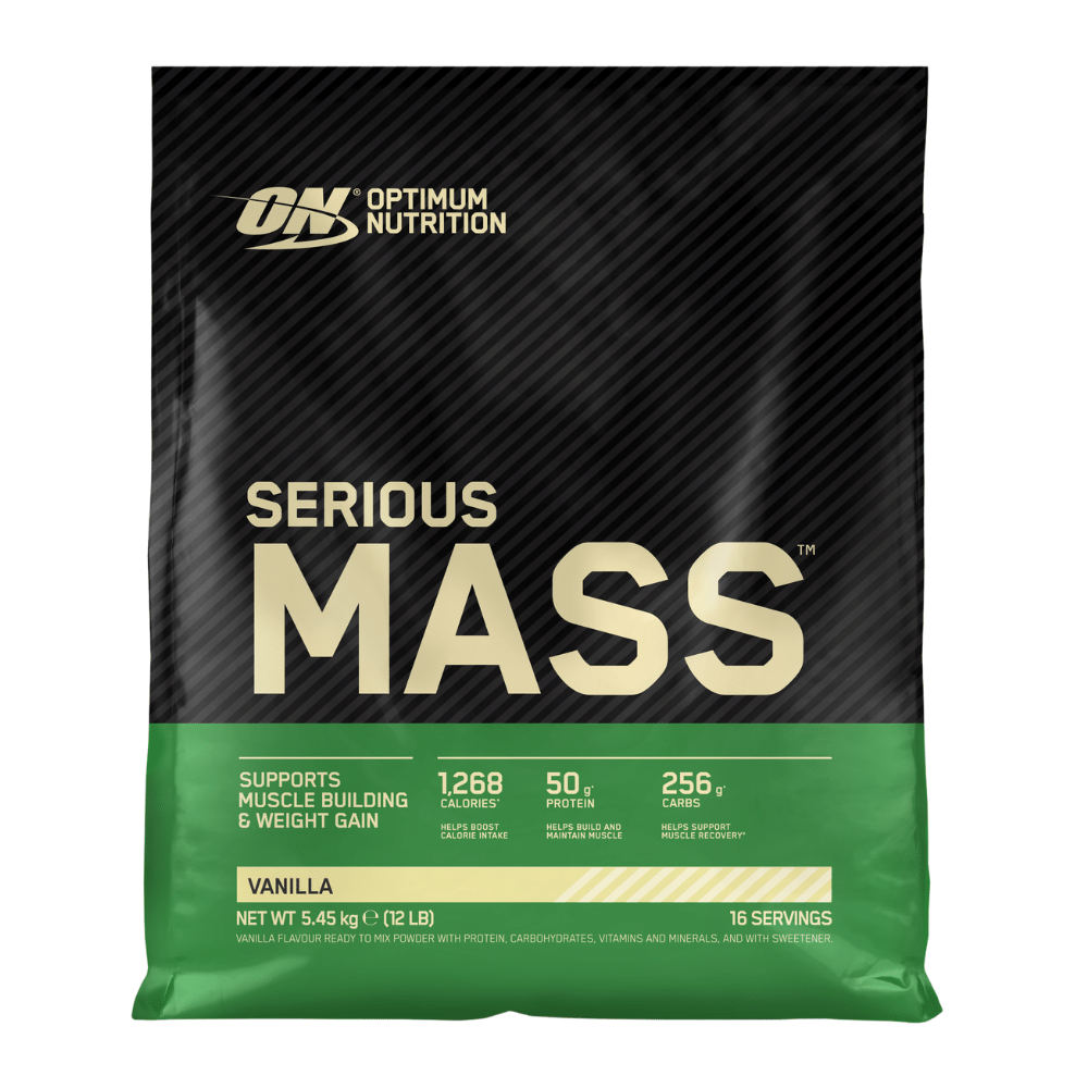Vanilla Optimum Nutrition Serious Mass Protein Powder - Large 5.45kg Packs