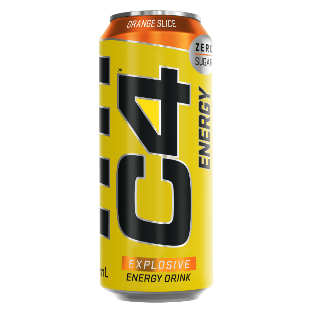 C4 Explosive Energy Drink - Orange Slice Flavour - Single 500ml Cans