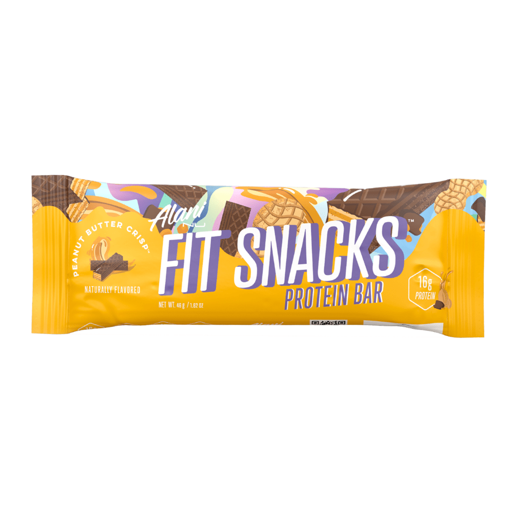 Fit Snacks Peanut Butter Crisp Alani Nutrition Protein Bars - Mix FitSnacks Flavoured Protein Bars UK