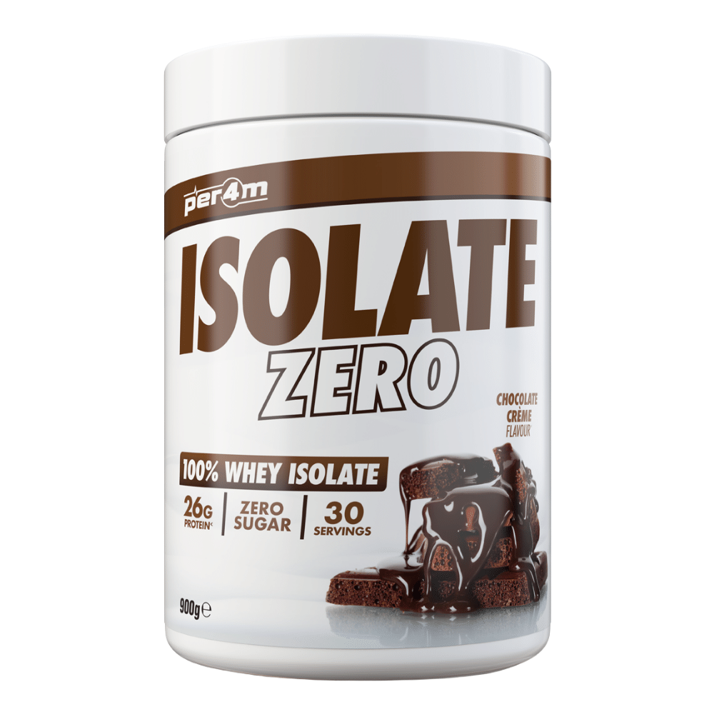 Per4m Whey Zero Sugar Isolate - Chocolate Creme Flavour - 30 Serving 900g Tub