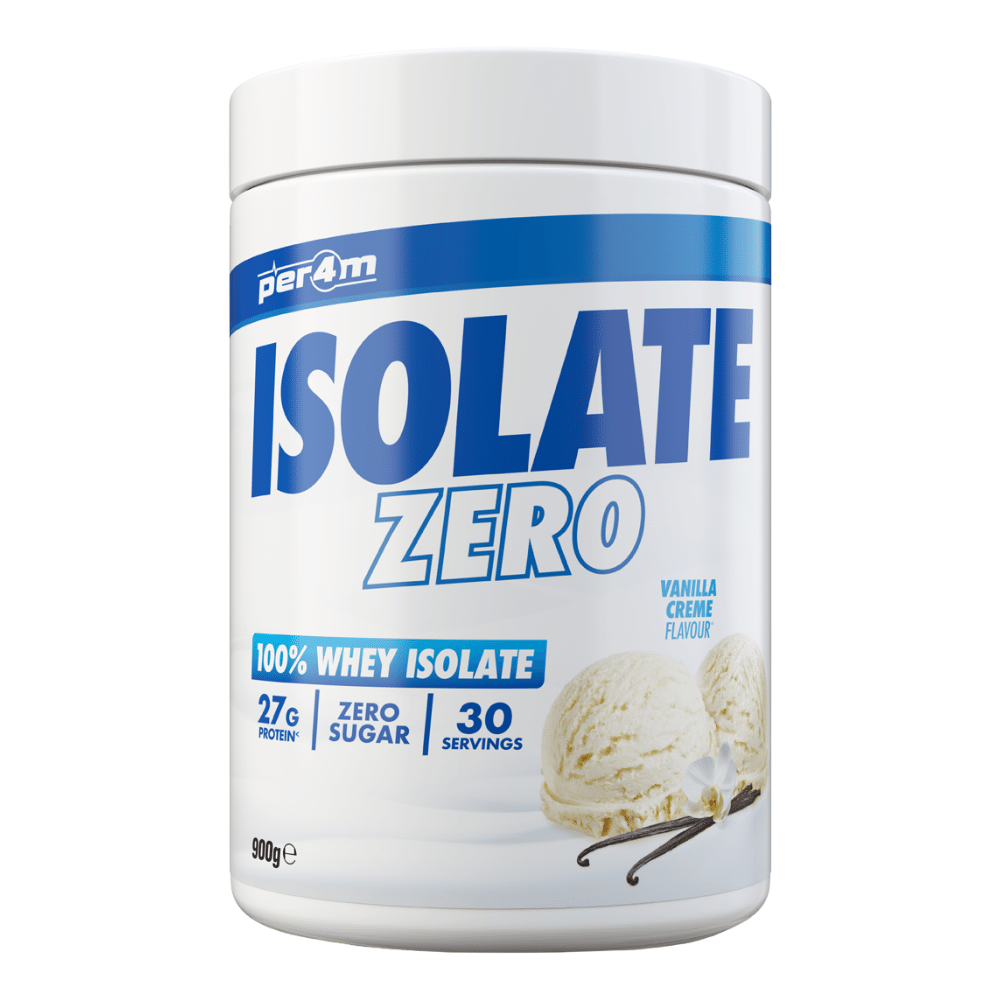 Per4m Nutrition Vanilla Flavoured Zero Sugar 100% Whey Isolate Mixing Powder - 900g Tubs