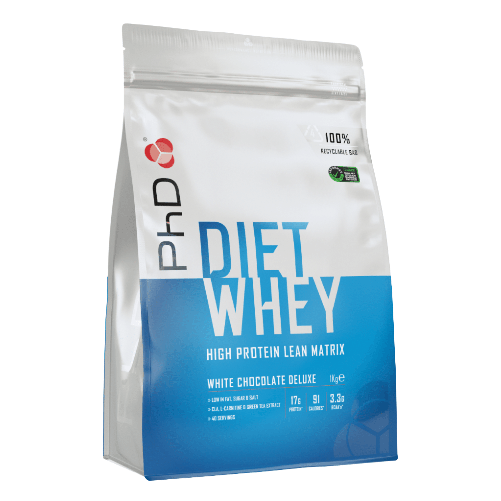White Chocolate Deluxe PhD Diet Whey Protein 1kg