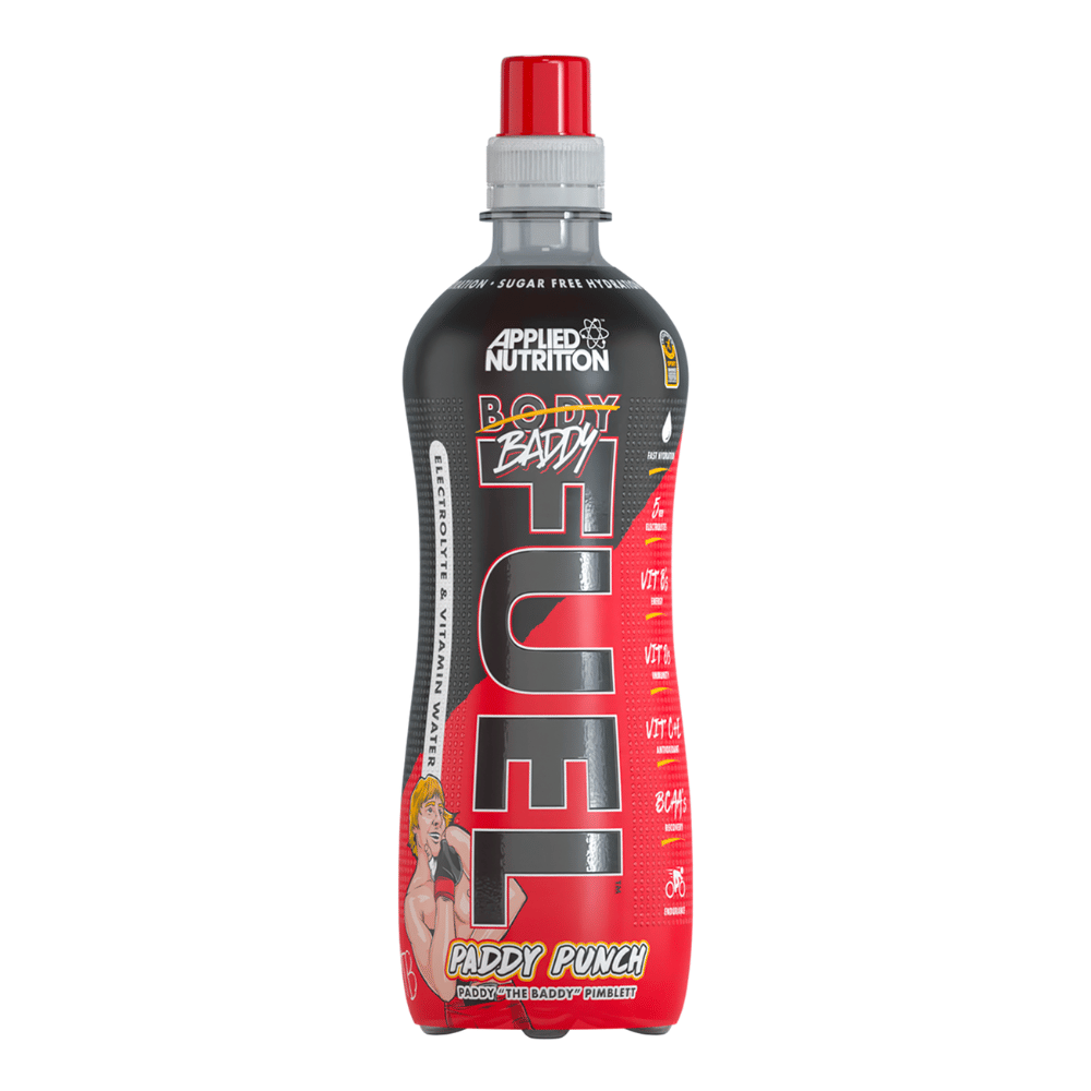 Applied Nutrition Body Fuel Paddy Punch Flavour - UFC's Paddy The Baddy Collaboration Flavour - 500ml Bottles - Fruit Punch